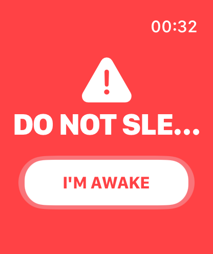 WakeGuard Apple-Watch-Warnung